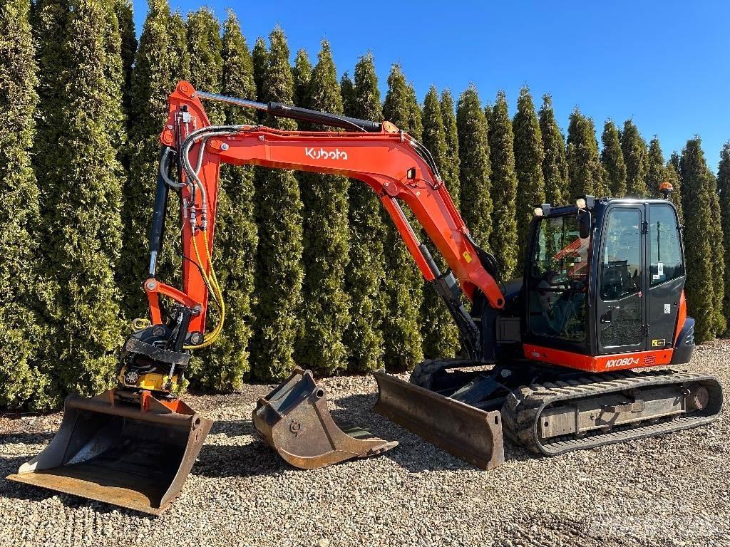 Kubota KX 080-4 حفارات صغيرة أقل من 7 طن (حفارات صغيرة)