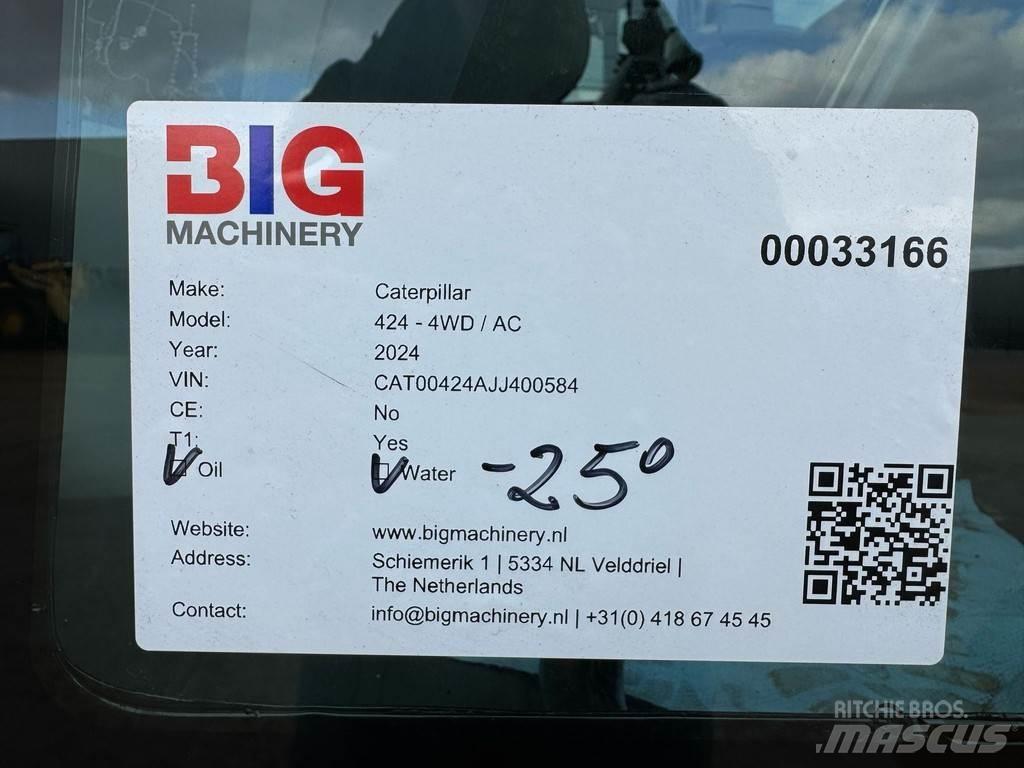 CAT 424 - 4WD / AC لوادر ذات جرافات عكسية