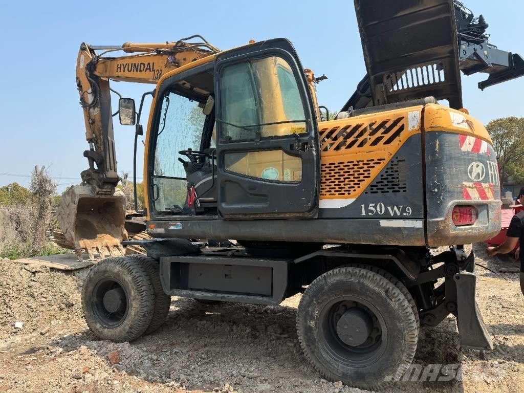 Hyundai R 150 W-9 حفارات بعجل