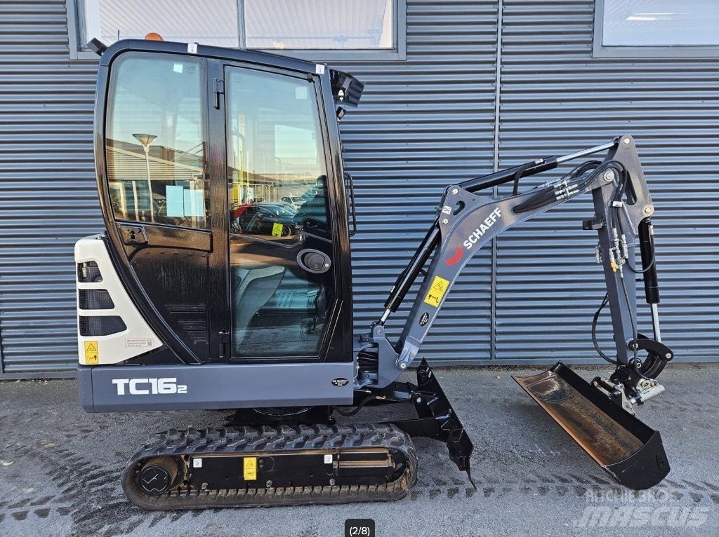 Terex tc16-2 حفارات صغيرة أقل من 7 طن (حفارات صغيرة)