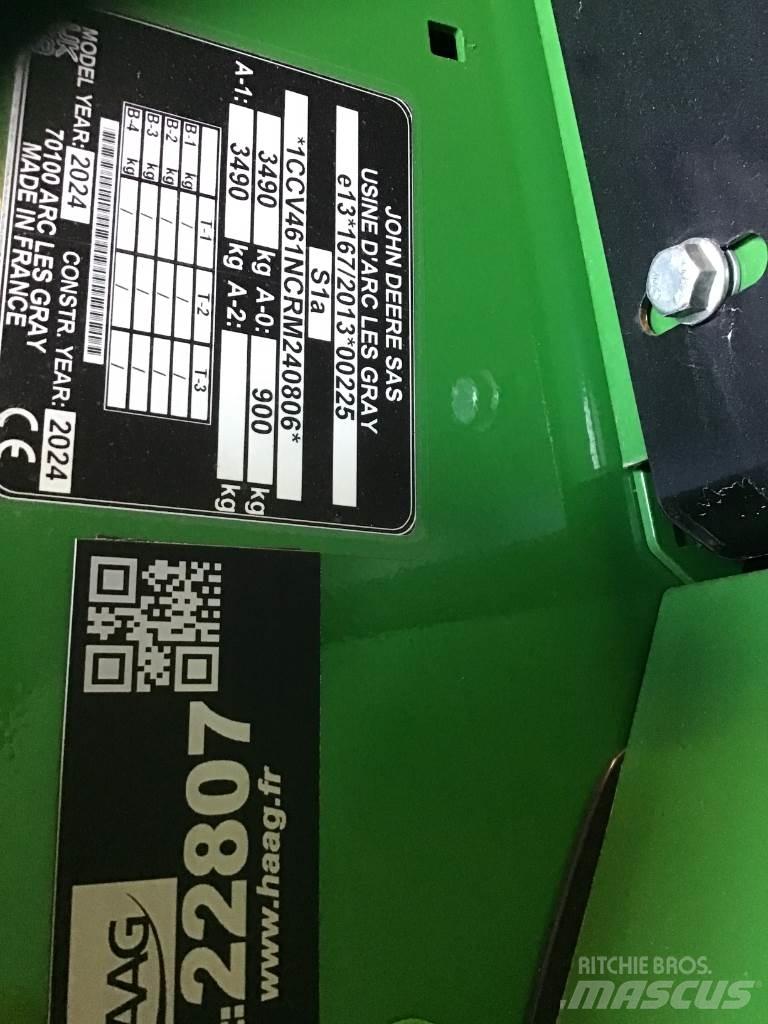 John Deere V461M محزمات مستديرة