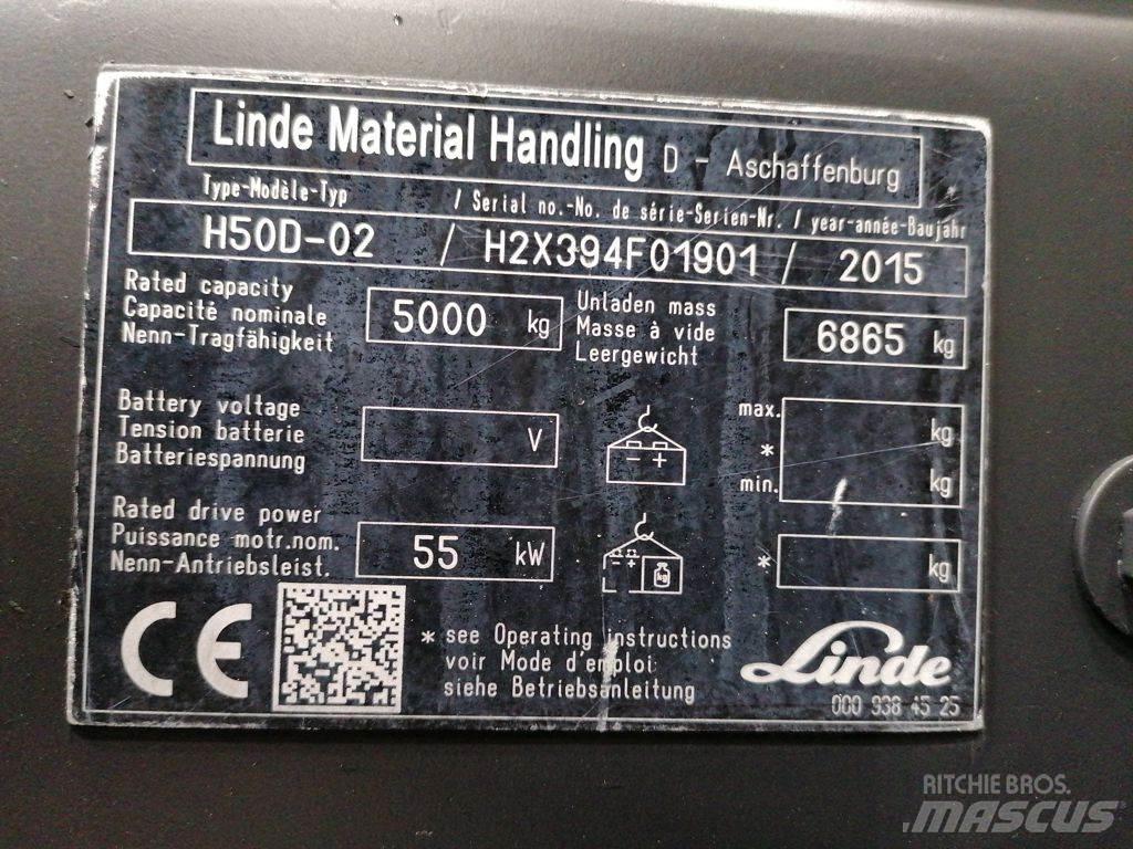 Linde H50D-02 شاحنات الديزل