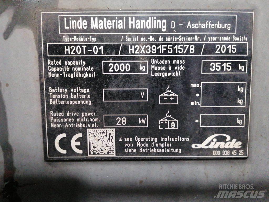 Linde H20T-01 شاحنات LPG