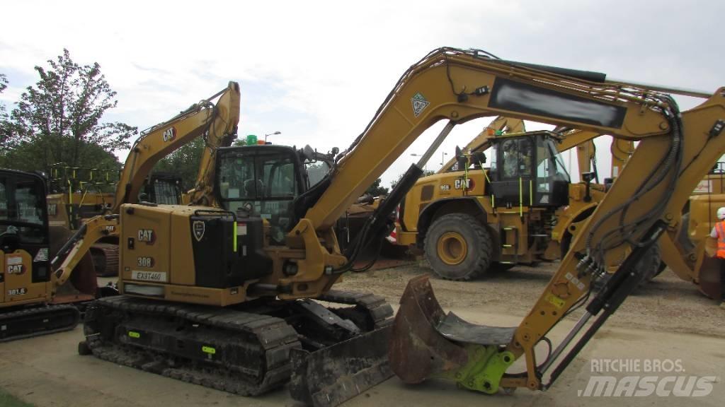 CAT 308 CR حفارات وسط 7 طن - 12 طن