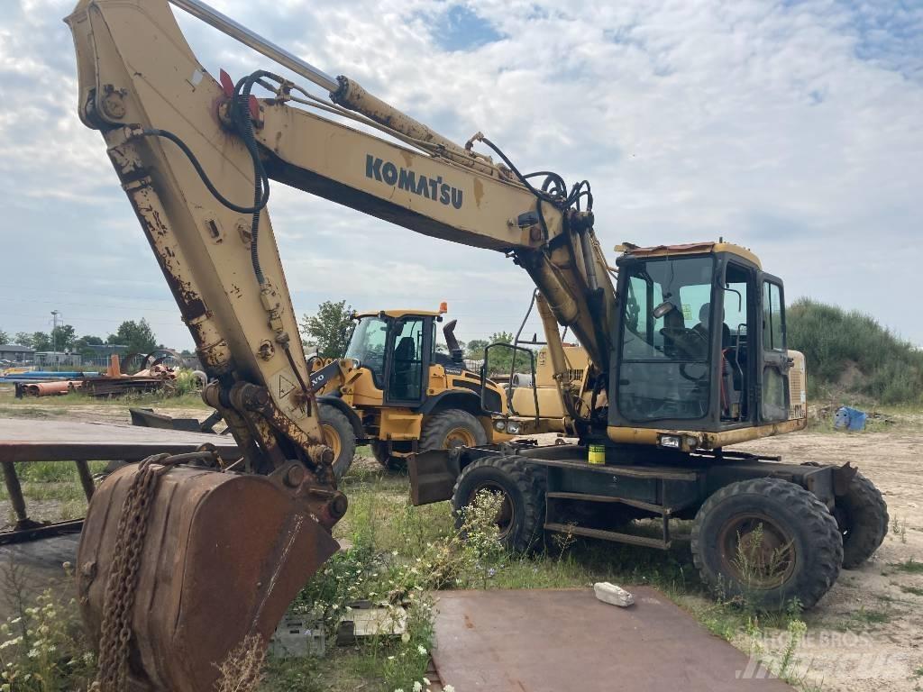 Komatsu PW 170 حفارات بعجل