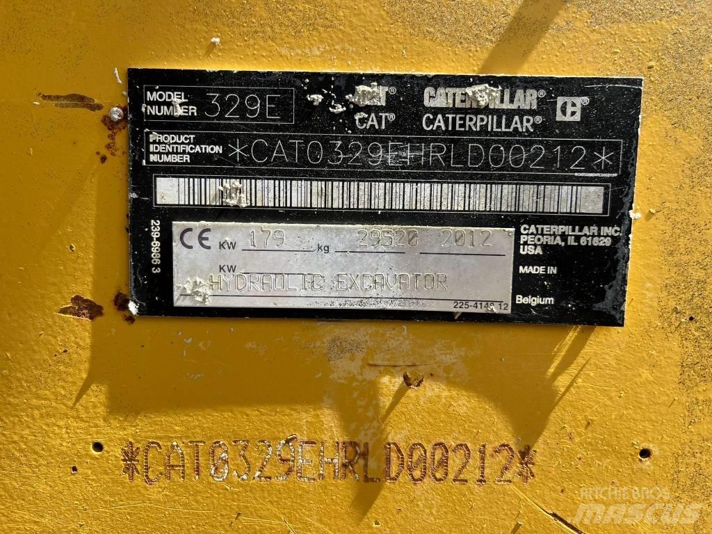 CAT 329 E LN حفارات زحافة