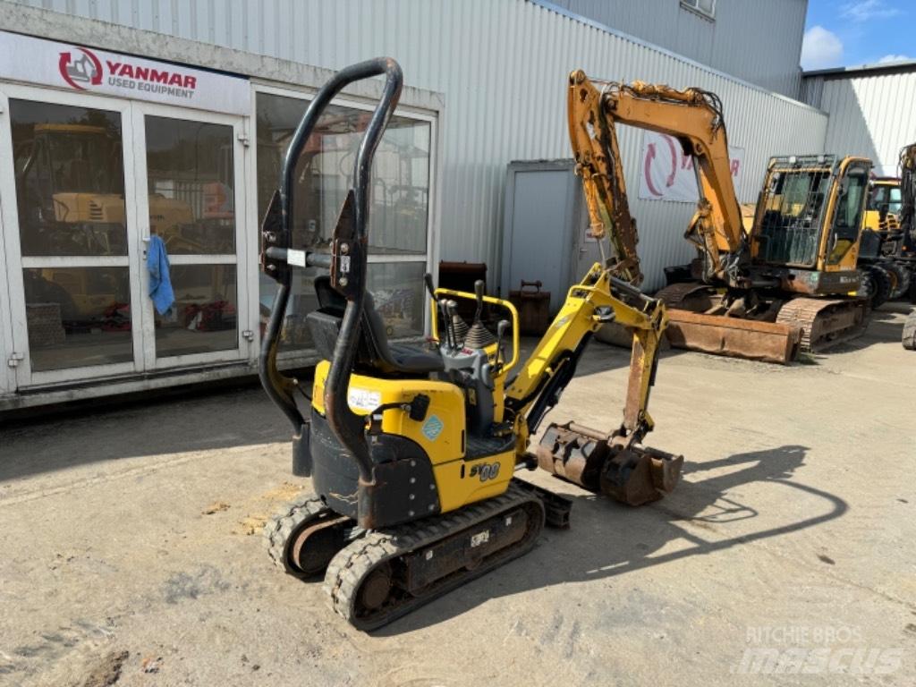 Yanmar SV08 (1C175) حفارات صغيرة أقل من 7 طن (حفارات صغيرة)