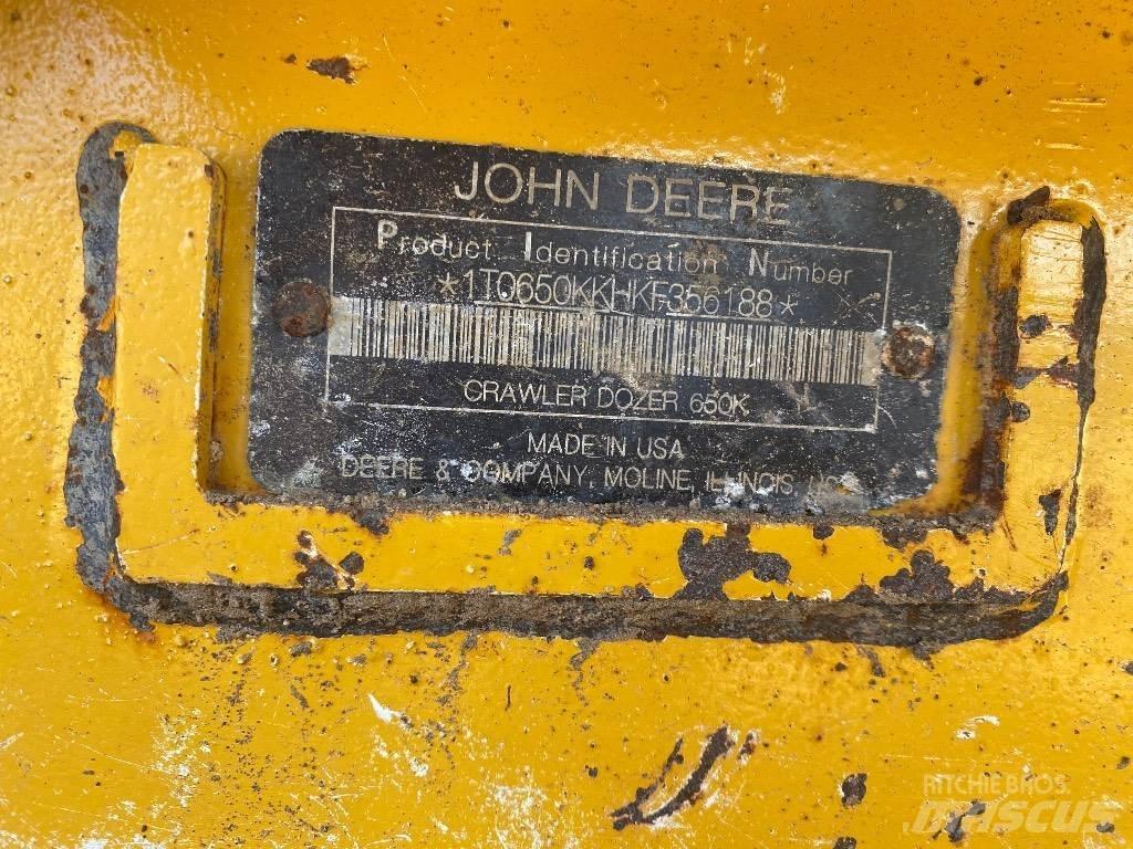 DEERE 650K LGP بلدوزرات مجنزرة