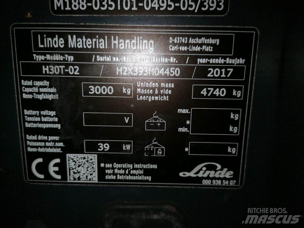 Linde H30T-02 شاحنات LPG