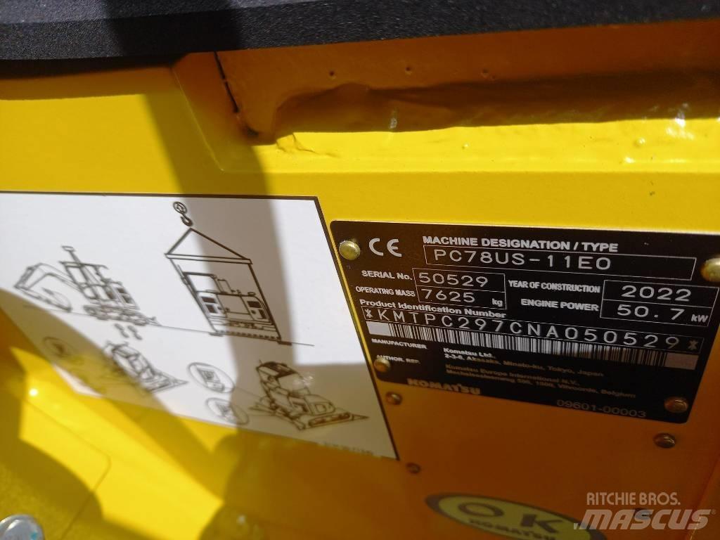 Komatsu PC78US-11EO حفارات وسط 7 طن - 12 طن