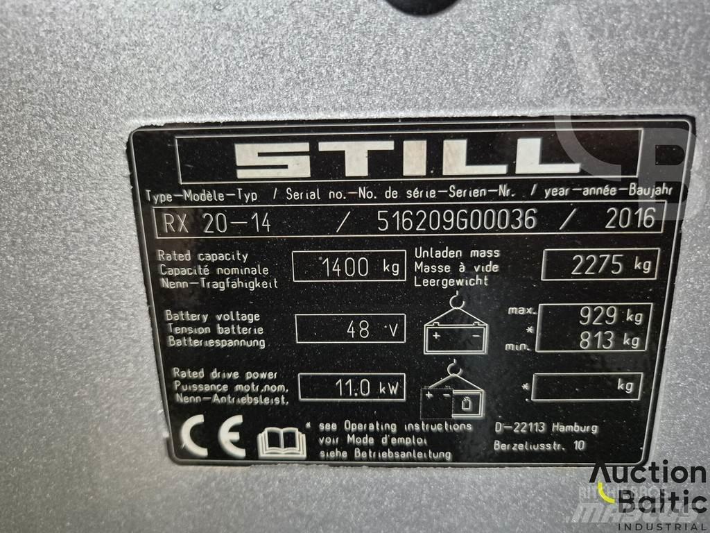 Still RX20-14 شاحنات ذات رافعات شوكية تعمل بالكهرباء