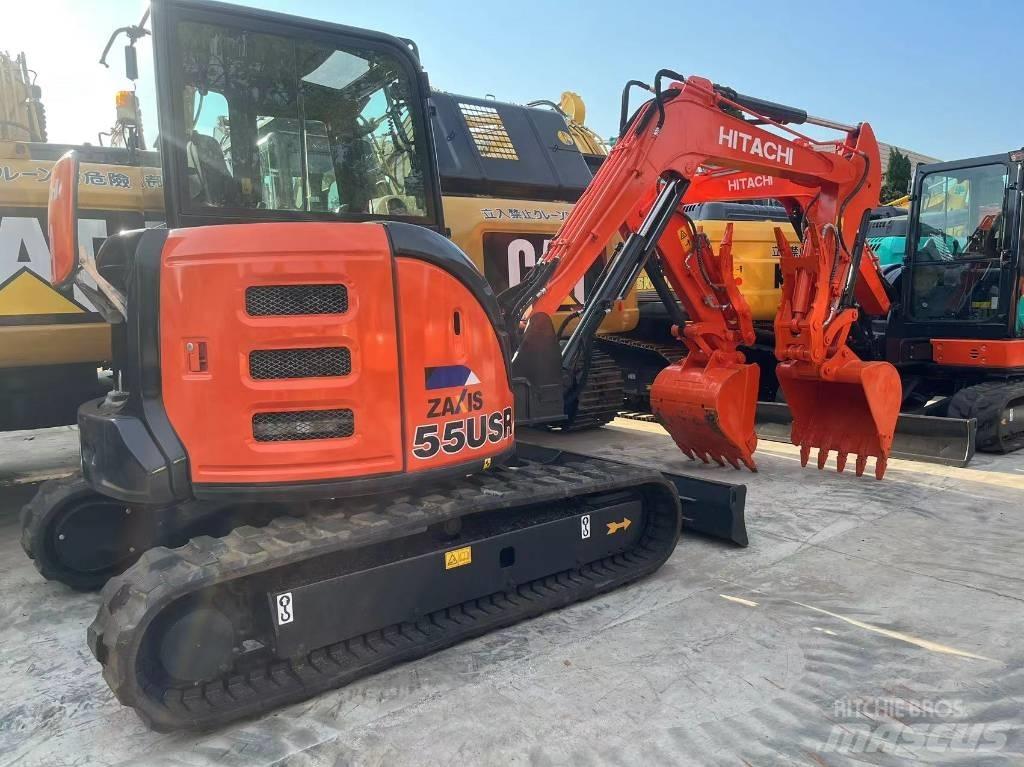 Hitachi ZX 55 USR حفارات صغيرة أقل من 7 طن (حفارات صغيرة)