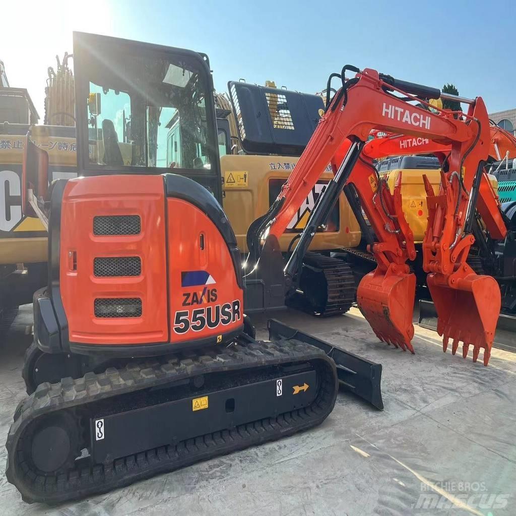 Hitachi ZX 55 USR حفارات صغيرة أقل من 7 طن (حفارات صغيرة)
