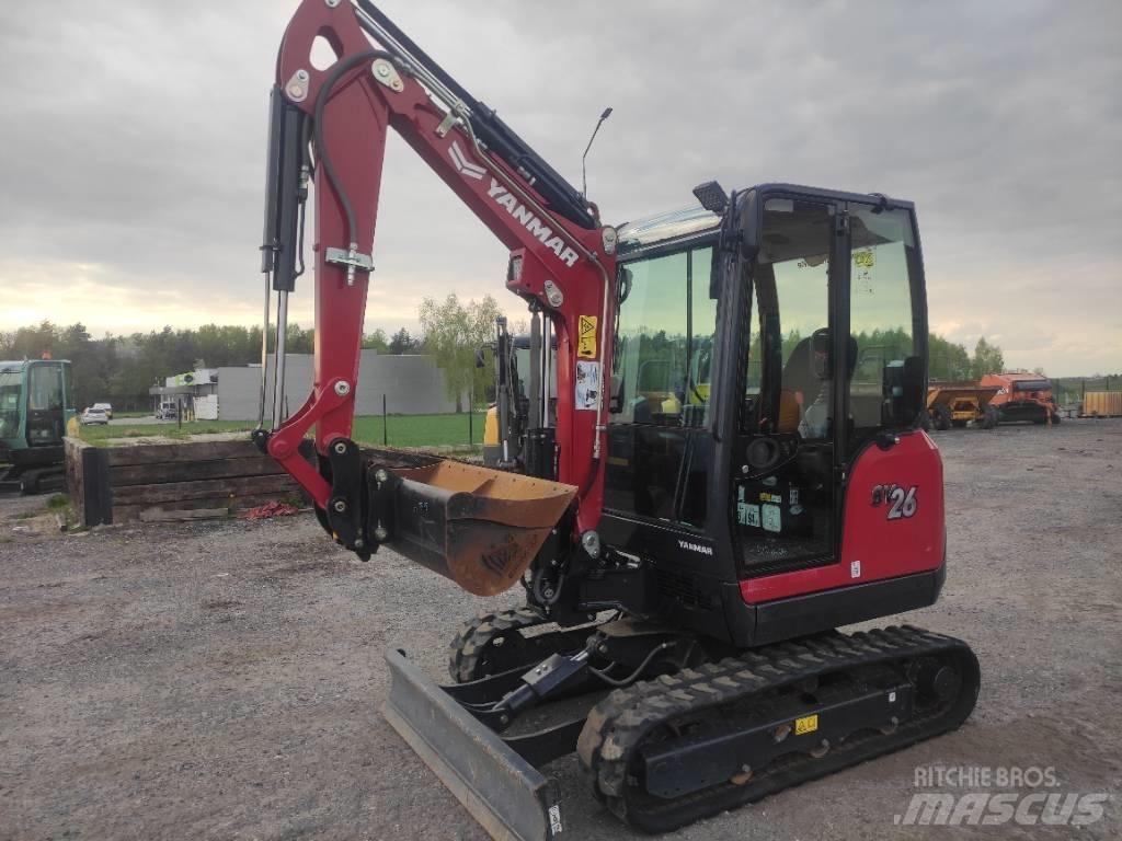 Yanmar SV 26 حفارات صغيرة أقل من 7 طن (حفارات صغيرة)