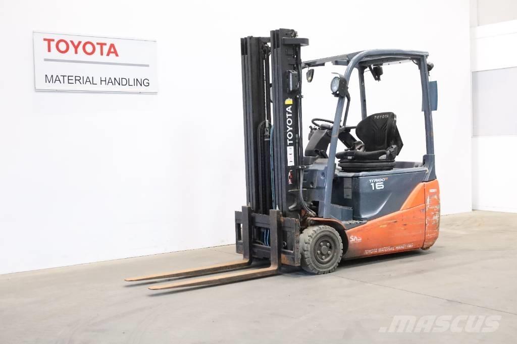 Toyota 8FBE16T شاحنات ذات رافعات شوكية تعمل بالكهرباء