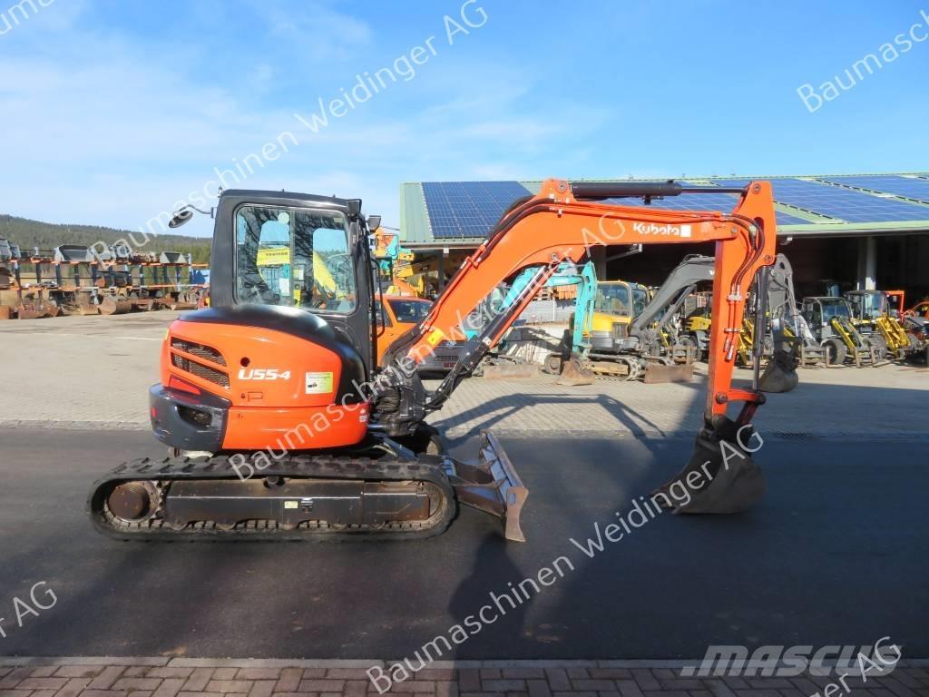 Kubota U 55-4 حفارات صغيرة أقل من 7 طن (حفارات صغيرة)