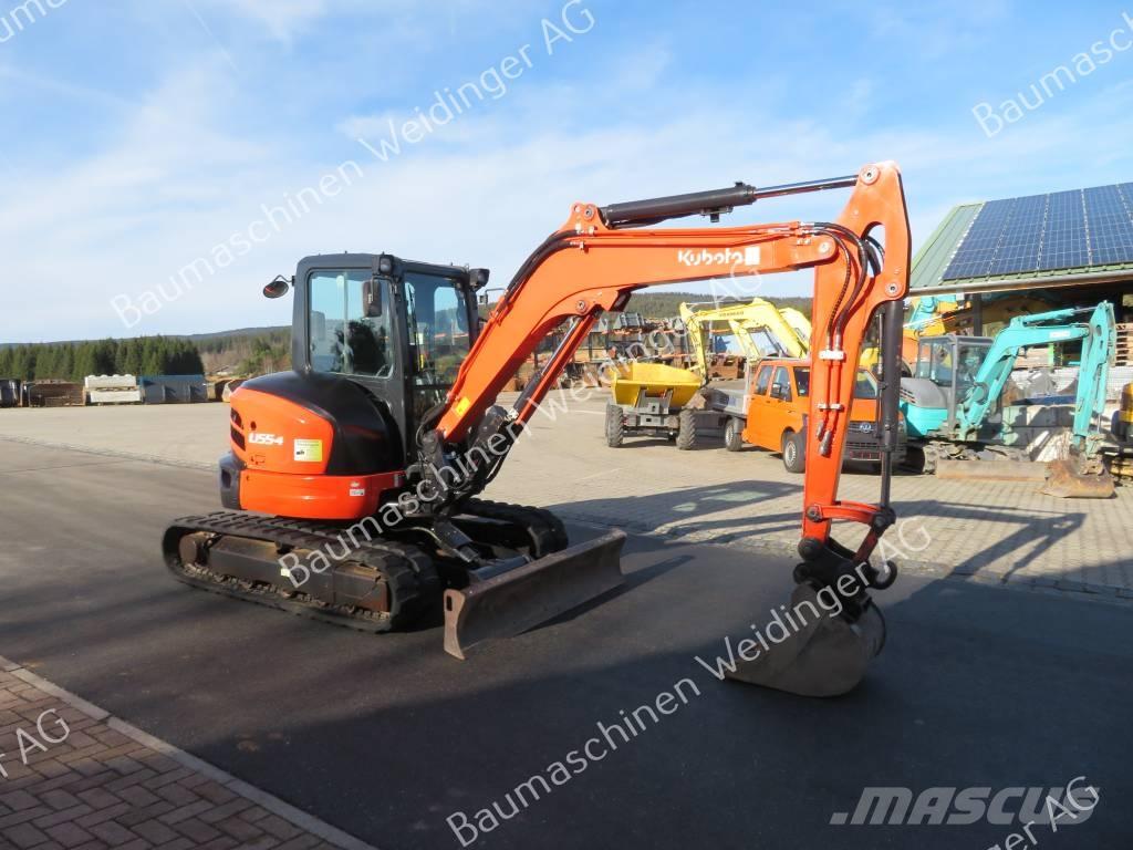 Kubota U 55-4 حفارات صغيرة أقل من 7 طن (حفارات صغيرة)