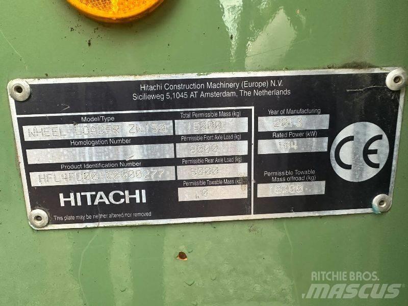 Hitachi ZW 150 لوادر بعجل