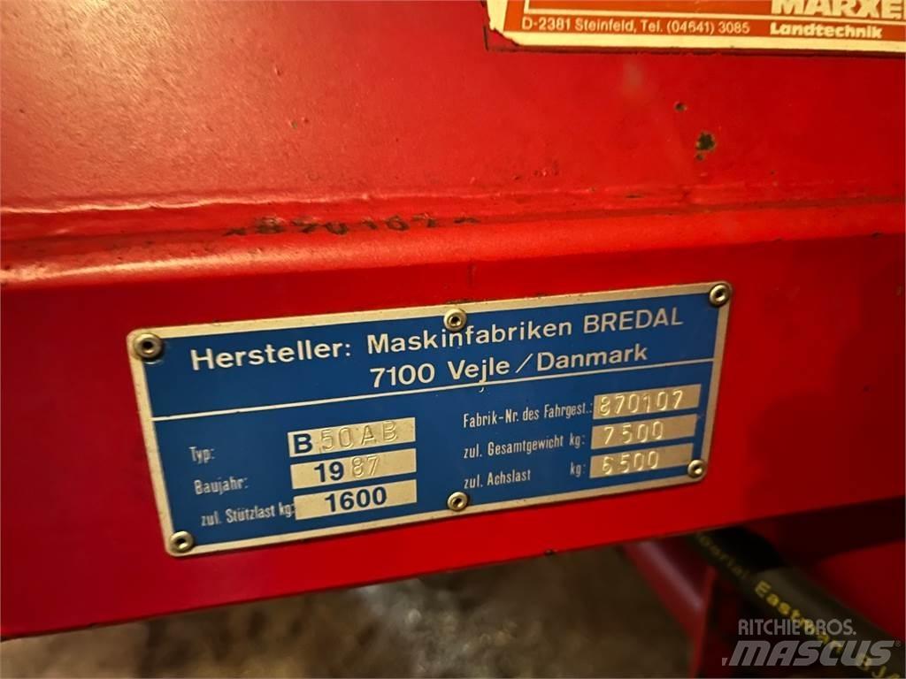 Bredal B50AB معدات فرد المواد المعدنية