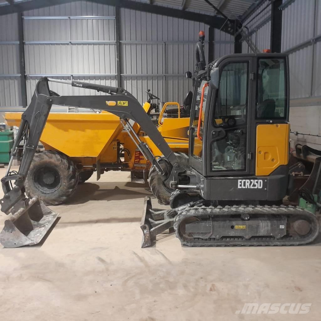 Volvo ECR 25 D حفارات صغيرة أقل من 7 طن (حفارات صغيرة)