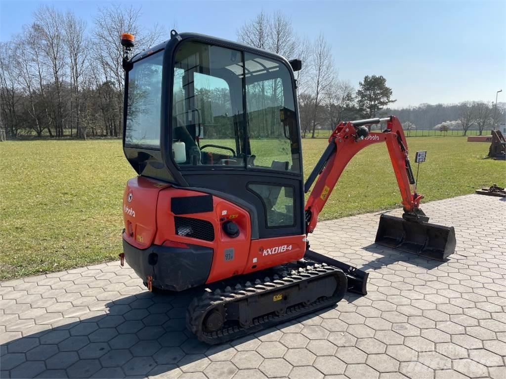 Kubota KX18-4 حفارات صغيرة أقل من 7 طن (حفارات صغيرة)