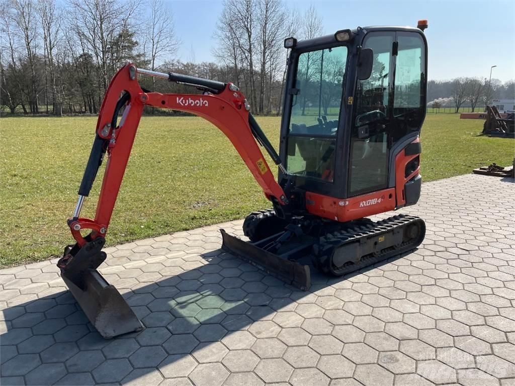 Kubota KX18-4 حفارات صغيرة أقل من 7 طن (حفارات صغيرة)