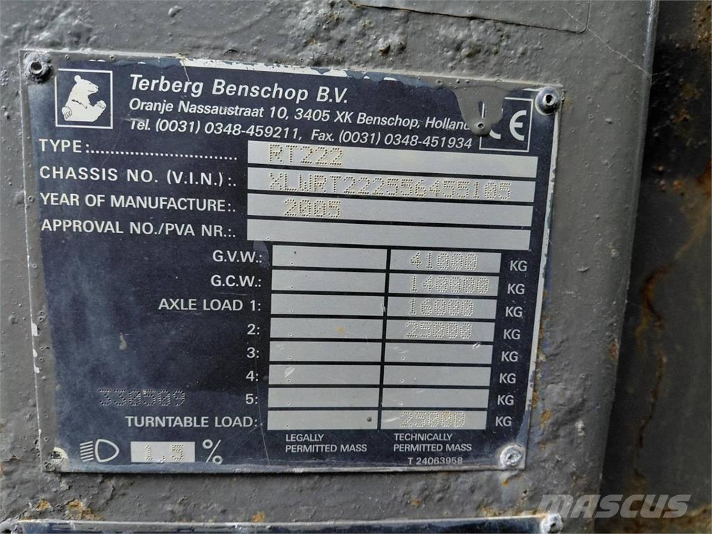 Terberg RT222 معدات المواد - غير ذلك