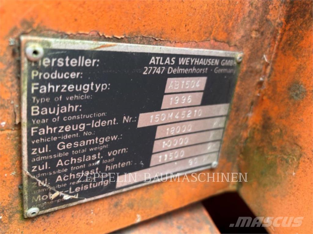 Atlas 1504 حفارات بعجل