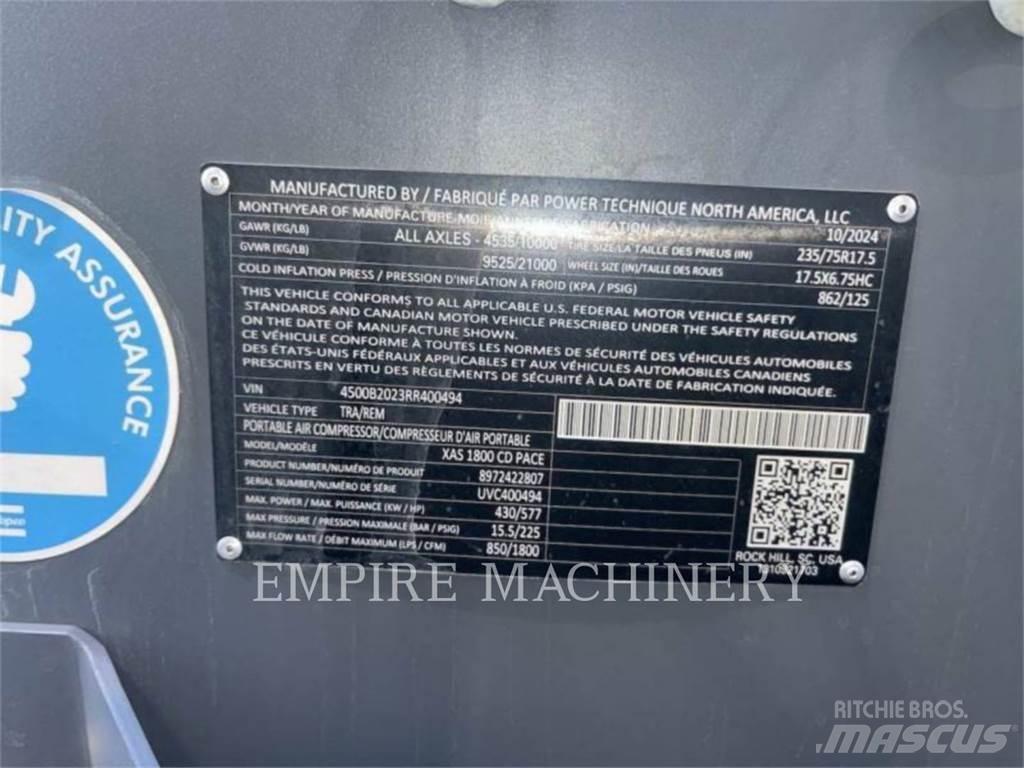Atlas Copco XAS1800CD مكابس