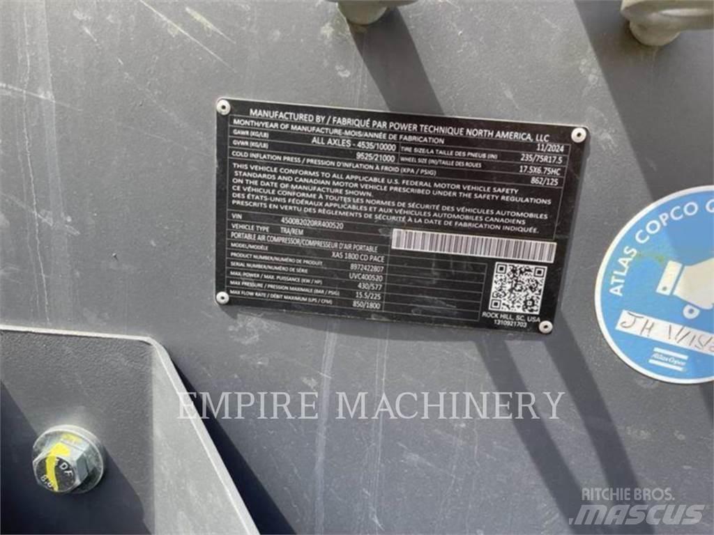 Atlas Copco XAS1800CD مكابس