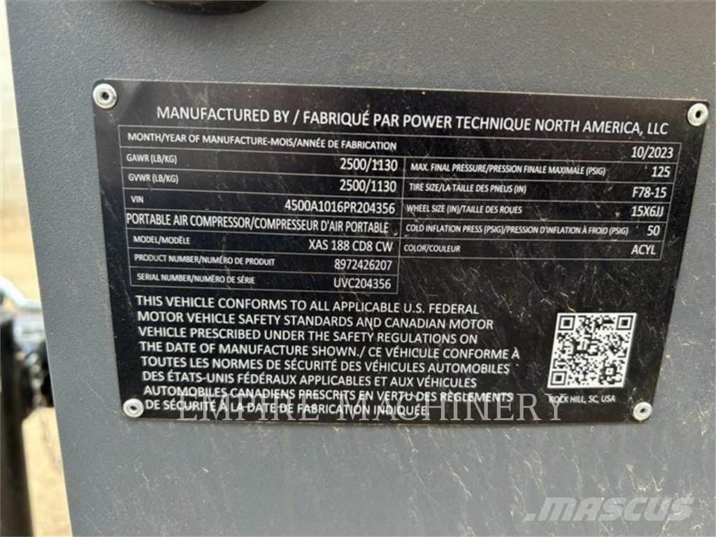 Atlas Copco XAS188CD مكابس