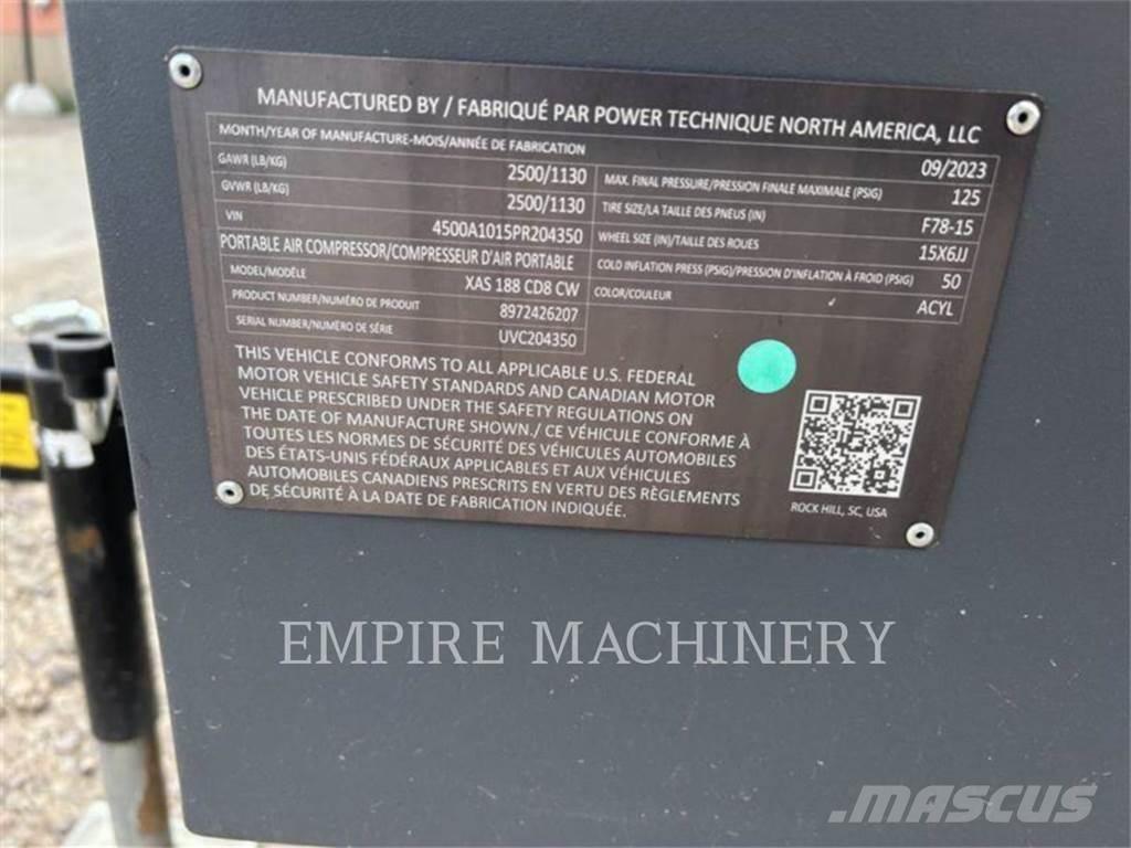 Atlas Copco XAS188CD مكابس