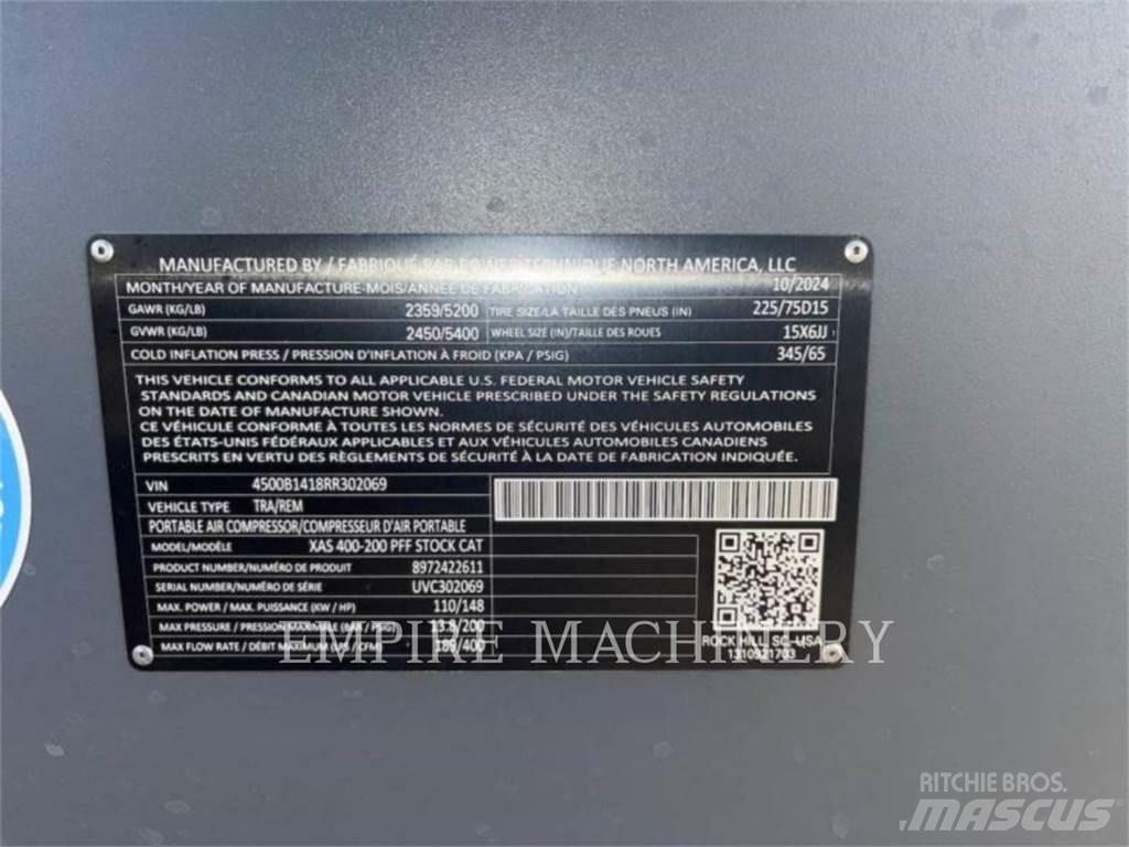 Atlas Copco XAS400CD مكابس