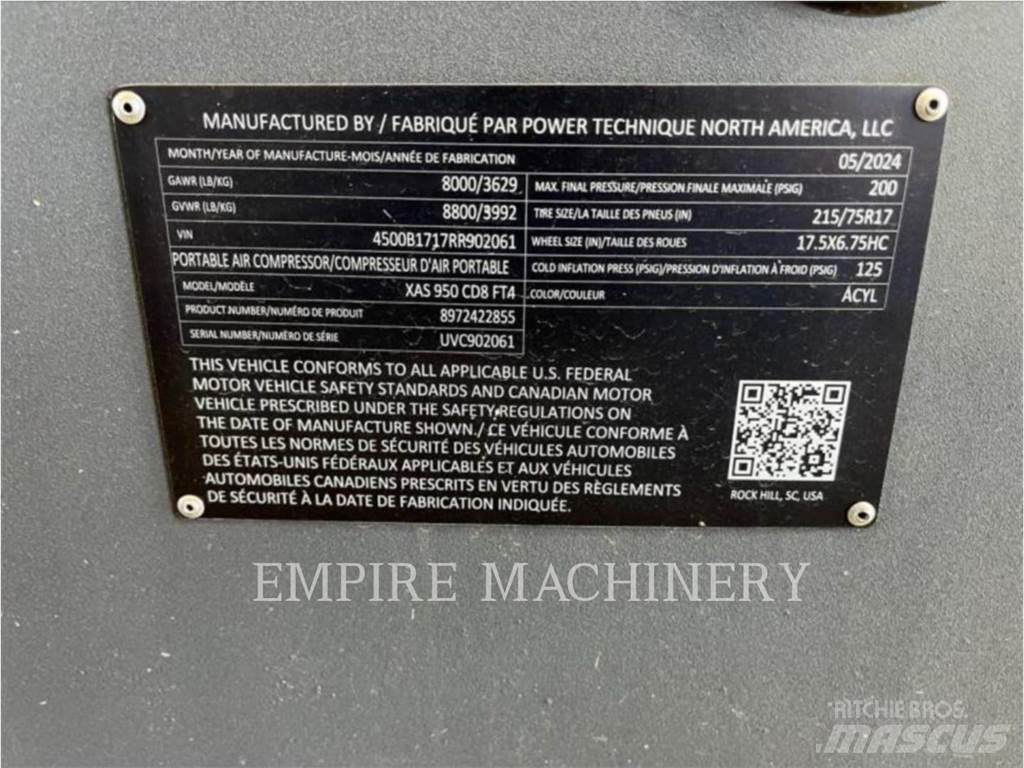 Atlas Copco XAS950CD مكابس