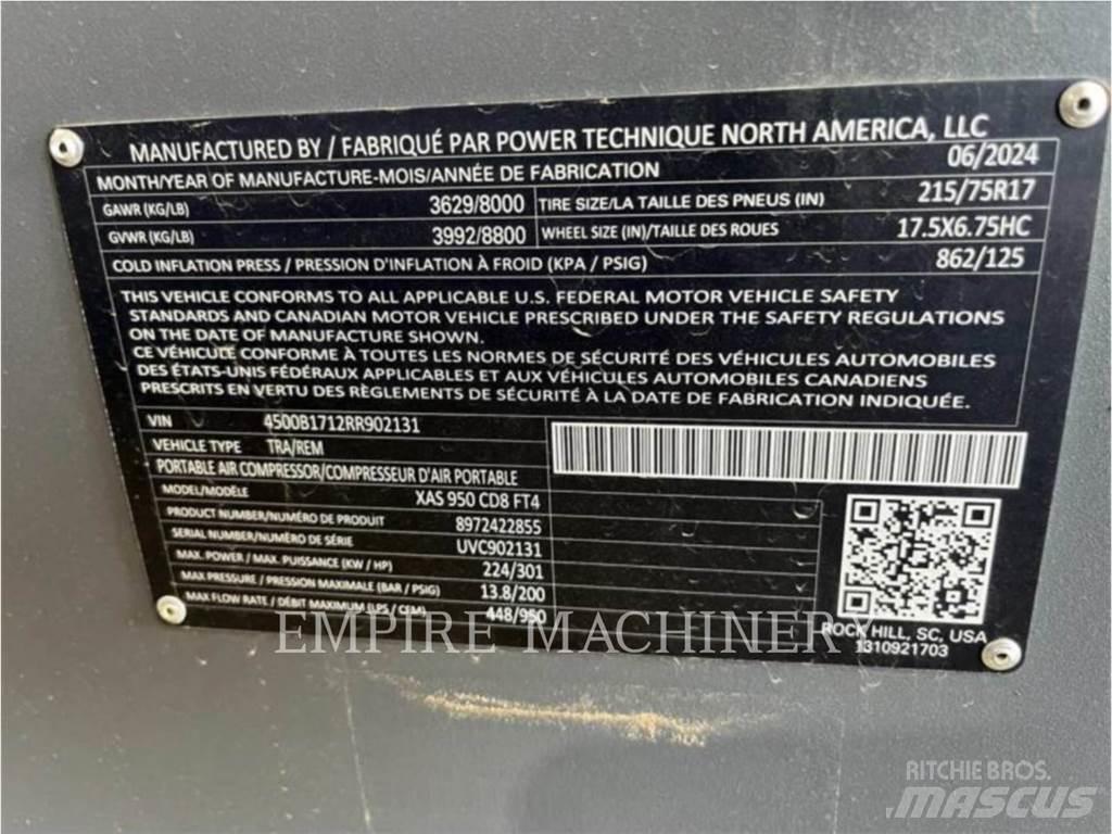 Atlas Copco XAS950CD مكابس
