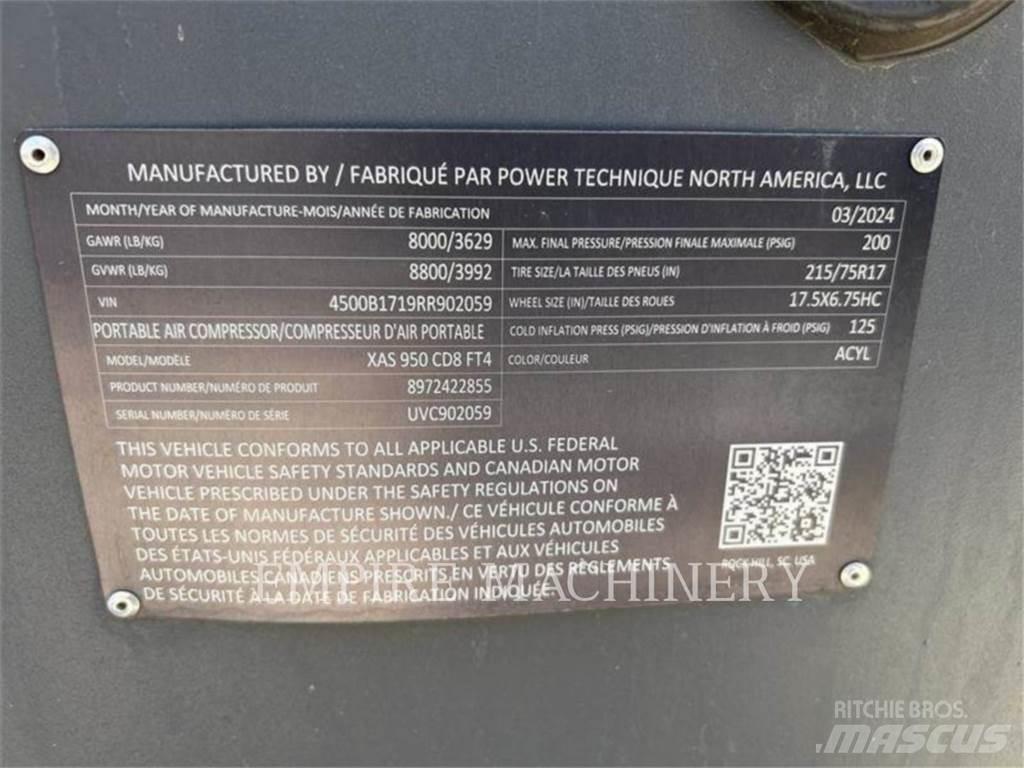 Atlas Copco XAS950CD مكابس