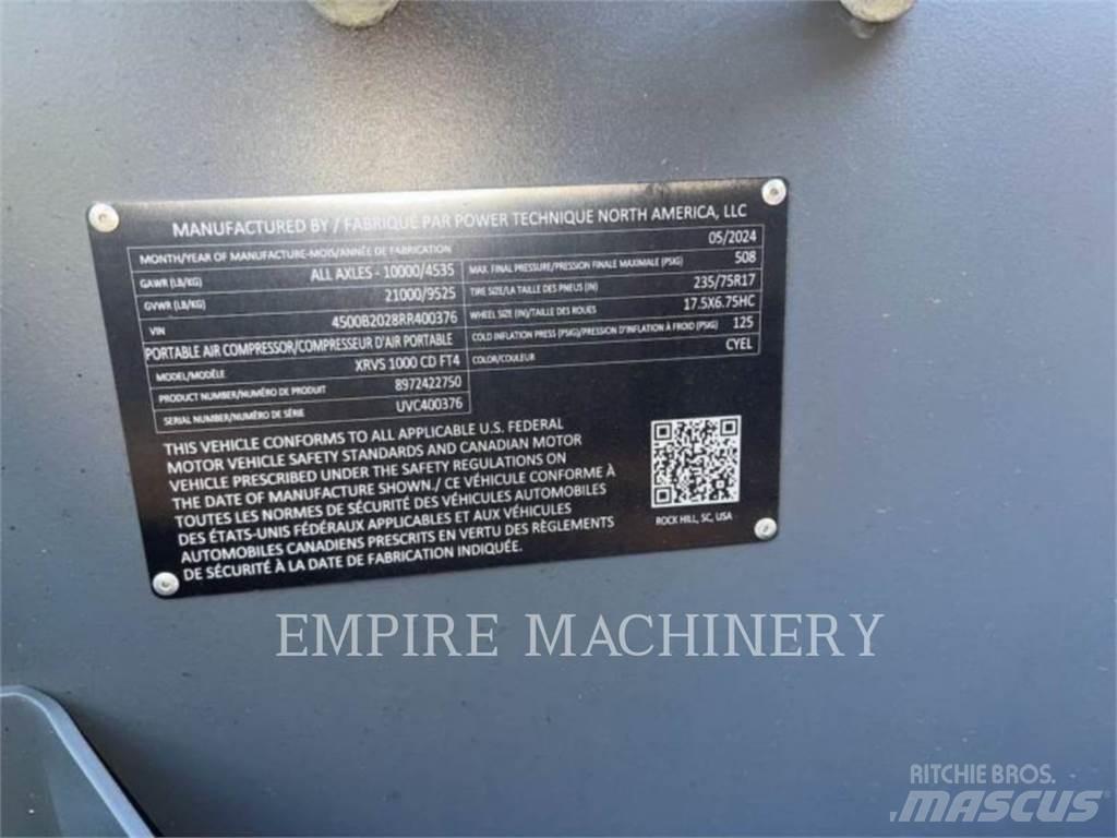 Atlas Copco XRVS1000CD مكابس