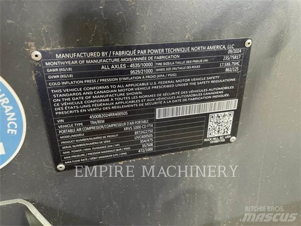 Atlas Copco XRVS1000CD مكابس