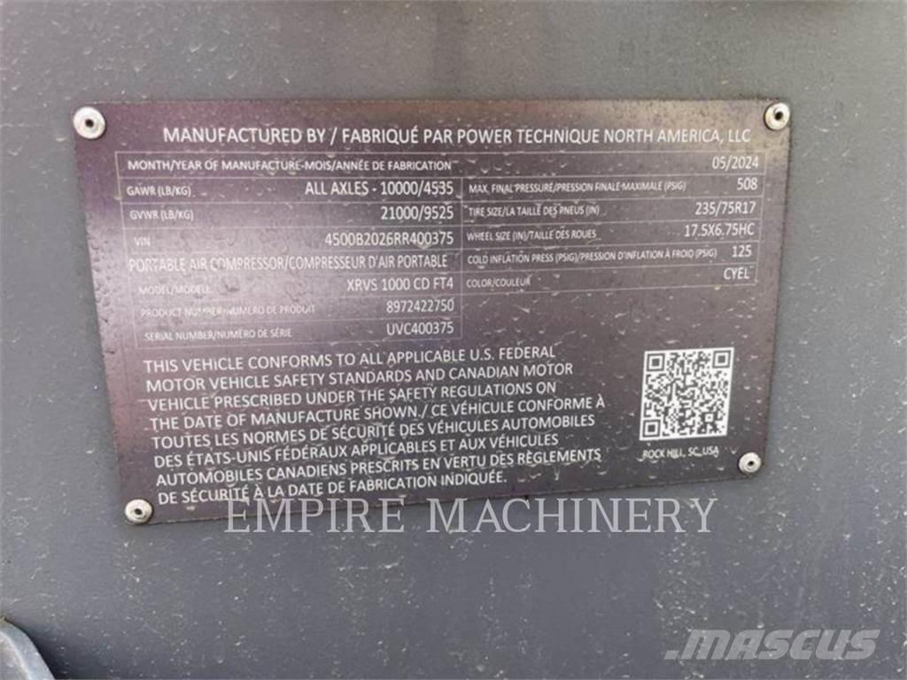 Atlas Copco XRVS1000CD مكابس