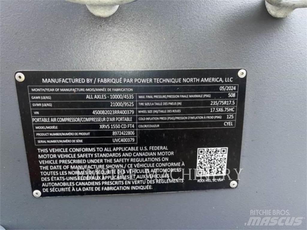 Atlas Copco XRVS1550CD مكابس