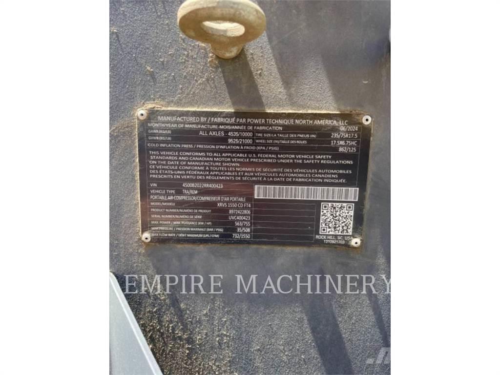Atlas Copco XRVS1550CD مكابس