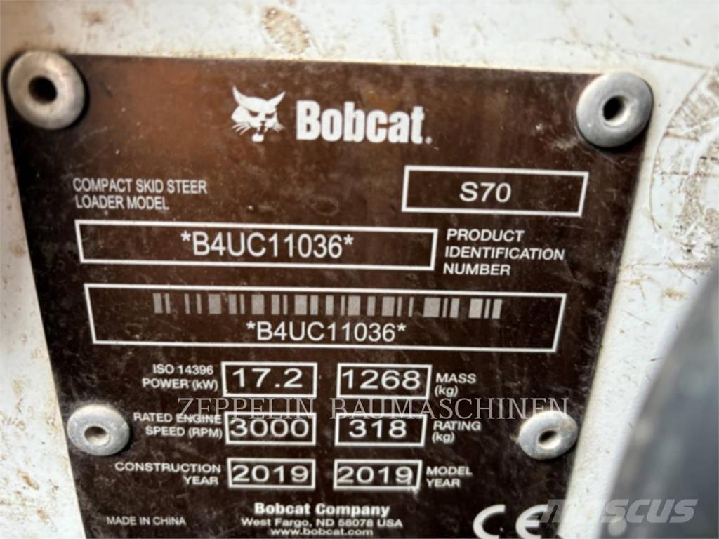 Bobcat S70 لوادر انزلاقية التوجيه
