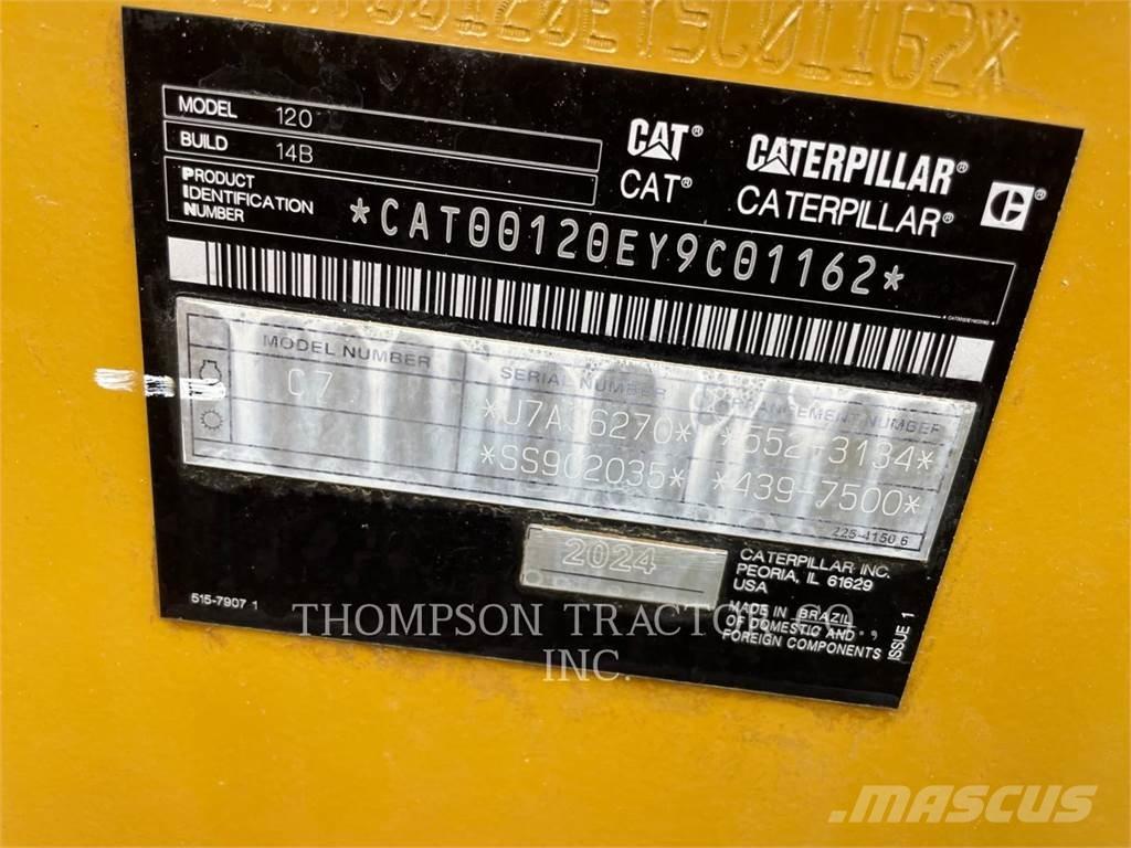 CAT 120 معدات تمهيد الطرق