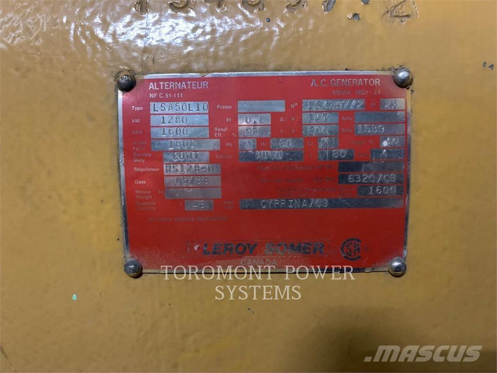 CAT 1250KW-600-3512 مولدات ديزل