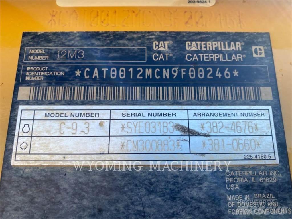 CAT 12M 3 معدات تمهيد الطرق