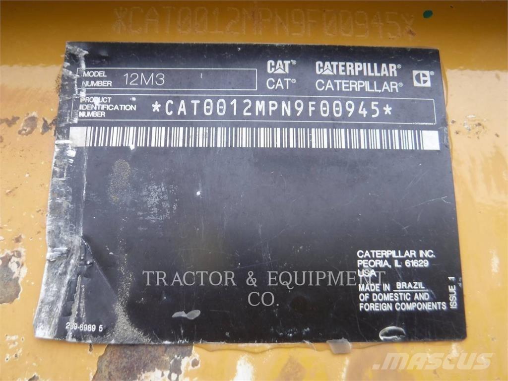 CAT 12M3 معدات تمهيد الطرق