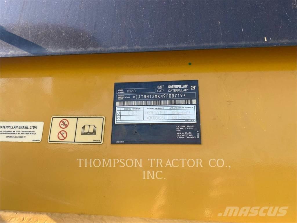 CAT 12M3 معدات تمهيد الطرق