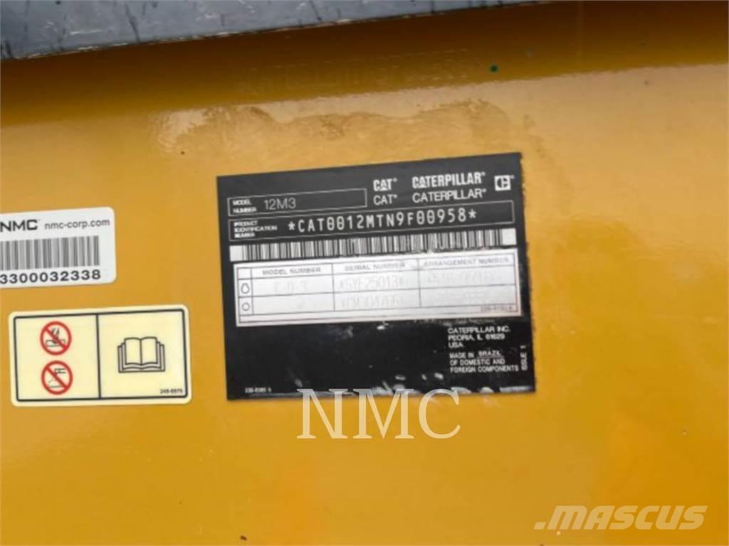 CAT 12M3 معدات تمهيد الطرق