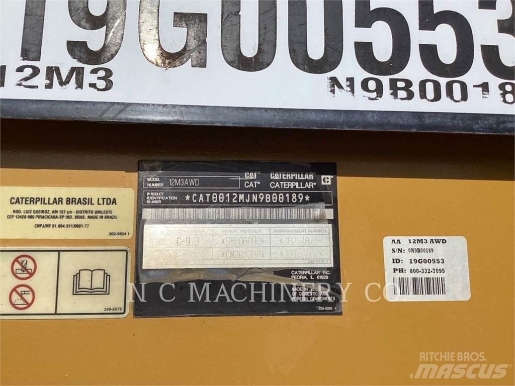 CAT 12M3 AWD معدات تمهيد الطرق