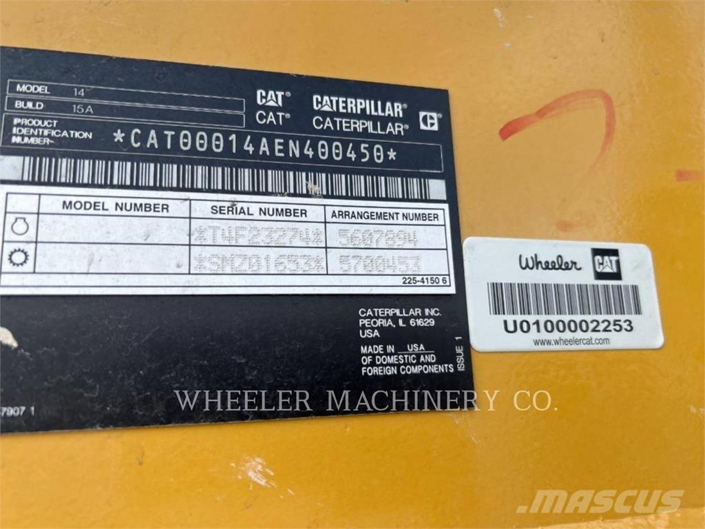 CAT 14 معدات تمهيد الطرق
